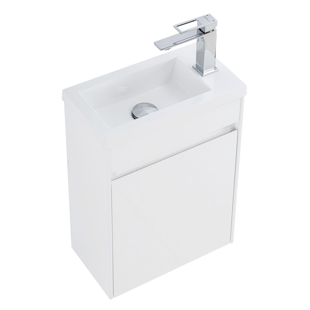Тумба подвесная под раковину BelBagno PIETRA MINI-400-1A-SO-BL-L