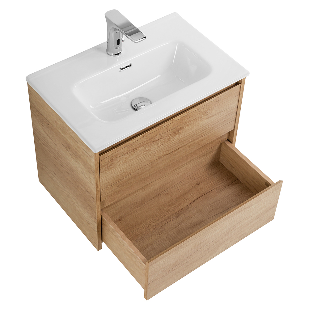 Тумба подвесная с раковиной BelBagno KRAFT 39-600/390-2C-SO-RNN