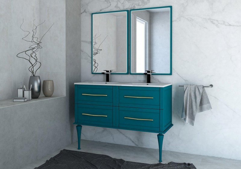 Мебель для ванной CEZARES TIFFANY 120 Blu Petrolio