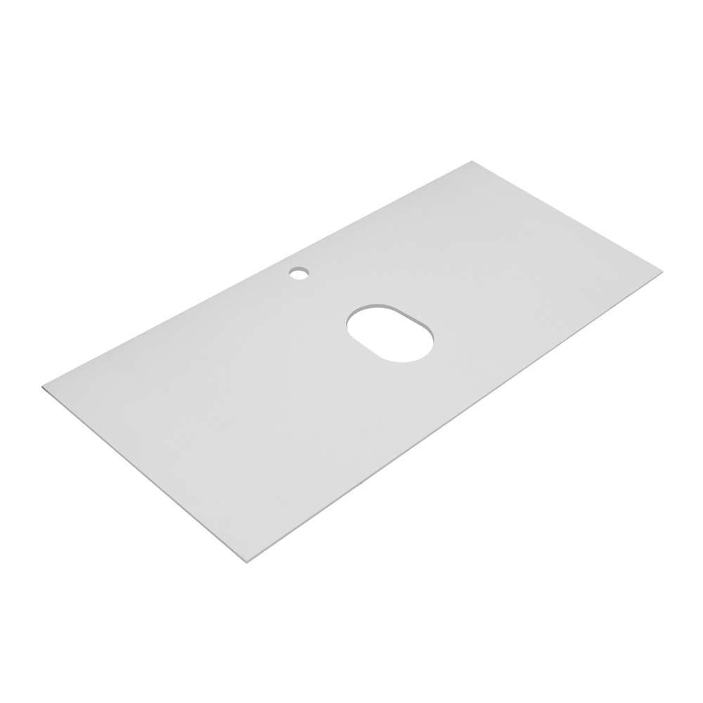 Столешница из керамогранита Cezares SLD-100/48-BO Bianco Opaco