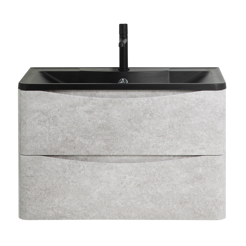 Мебель для ванной комнаты подвесная BelBagno ACQUA-800-2C-SO-CVG 80см Cemento Verona Grigio 
