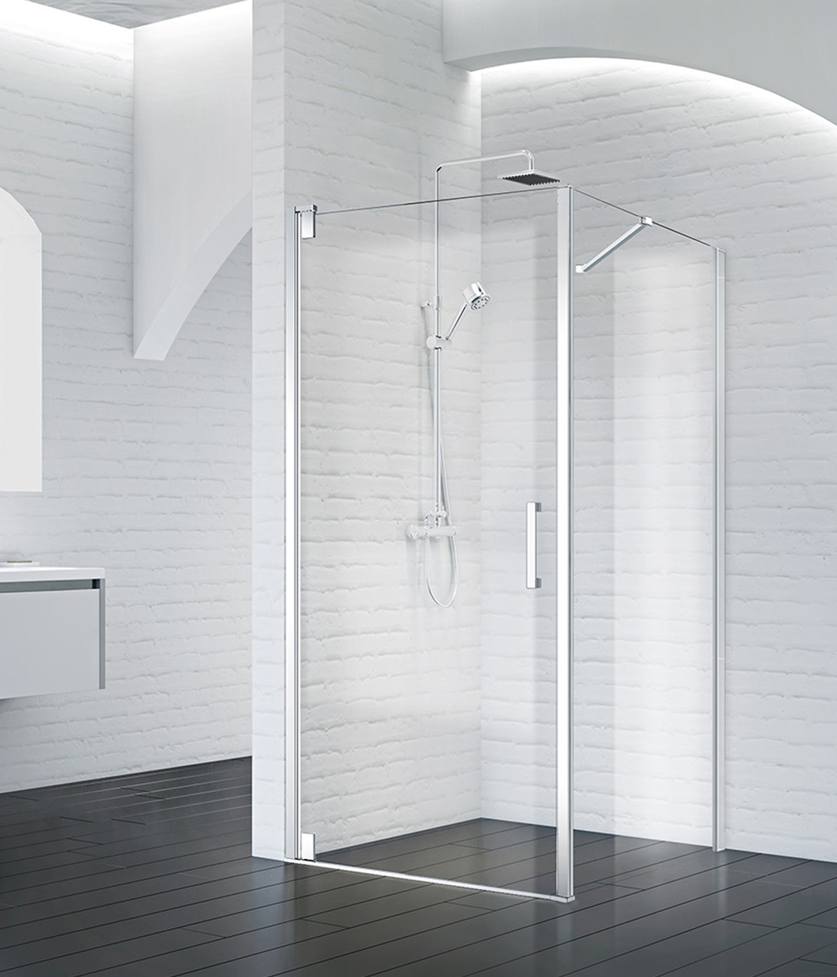 купить Душевой уголок BelBagno MARMI-A-1-90-C-Cr 