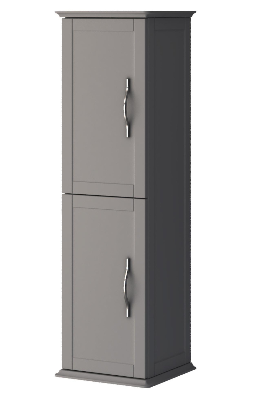 Пенал подвесной с двумя распашными дверцами, реверсивный Cezares TIFFANY 55247 Grigio Nuvola