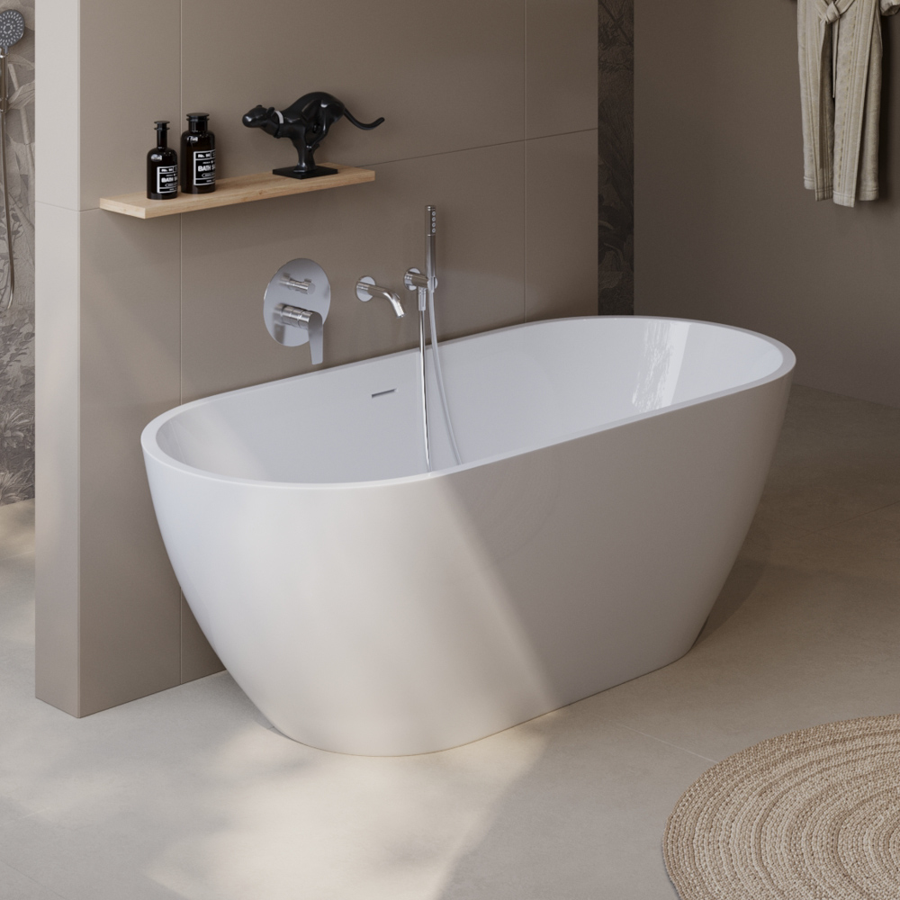 купить Ванна отдельностоящая BelBagno BB701-1400-720-K 