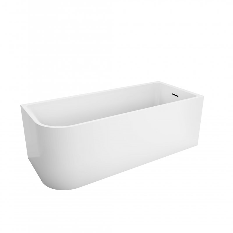 Асимметричная угловая акриловая ванна BelBagno BB712-1700-730-R