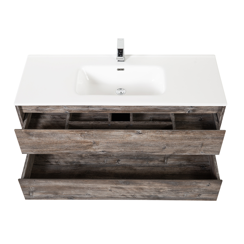Тумба подвесная с раковиной BelBagno KRAFT-1200-2C-SO-PP
