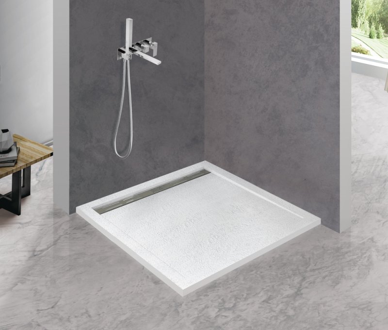 купить Поддон из искусственного мрамора 100х100 Cezares TRAY-AS-A-100-30-W без сифона  