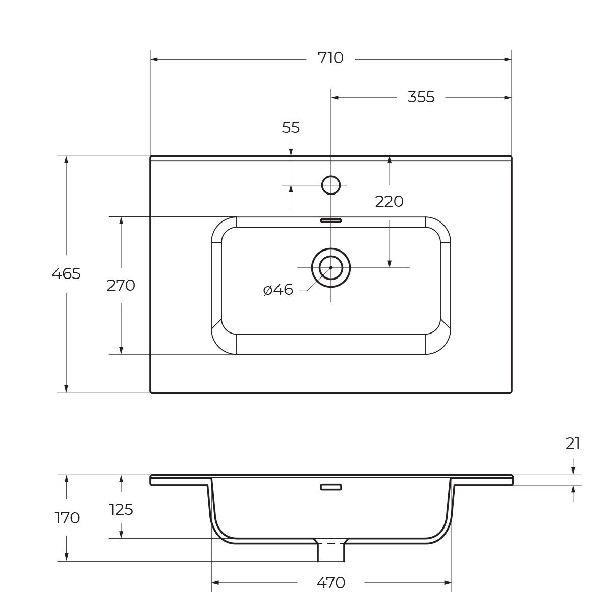 Мебель для ванной комнаты BelBagno ETNA-H60-700-2C-SO-BL-P+BB700ETL