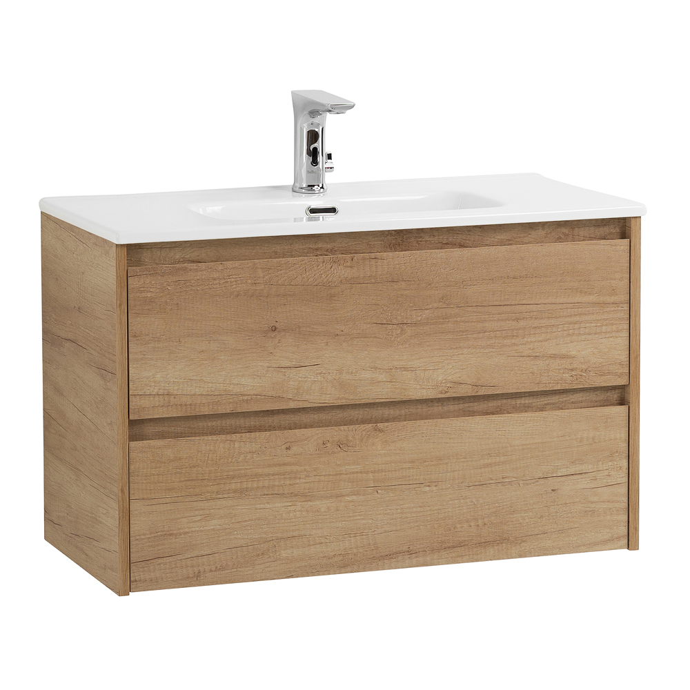 Тумба подвесная с раковиной BelBagno KRAFT 39-800/390-2C-SO-RNN