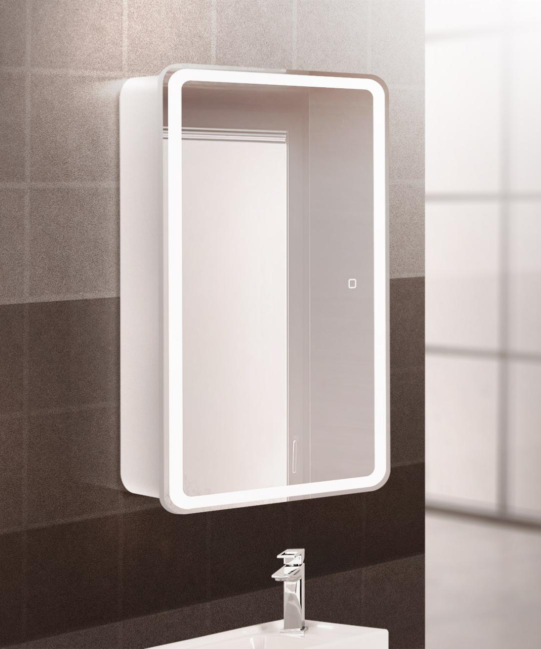 купить Зеркальный шкаф BelBagno Marino SPC-MAR-500/800-1A-LED-TCH 