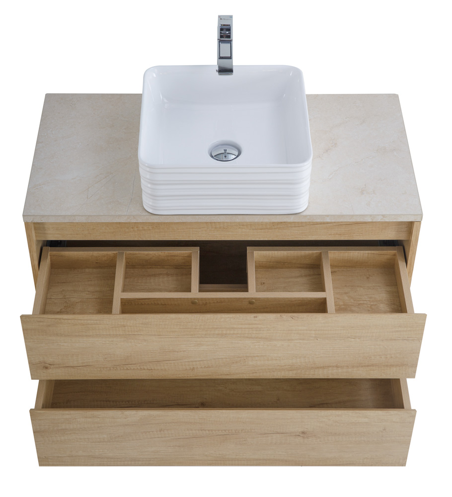 Тумба подвесная под столешницу BelBagno KRAFT-900-2C-SO-RNN