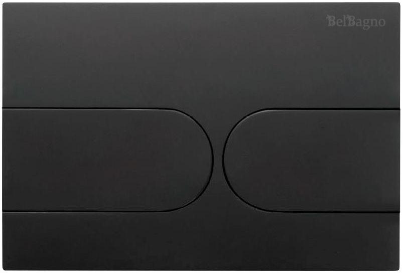 купить Кнопка смыва BelBagno BB-11-NERO.M цвет чёрный матовый 