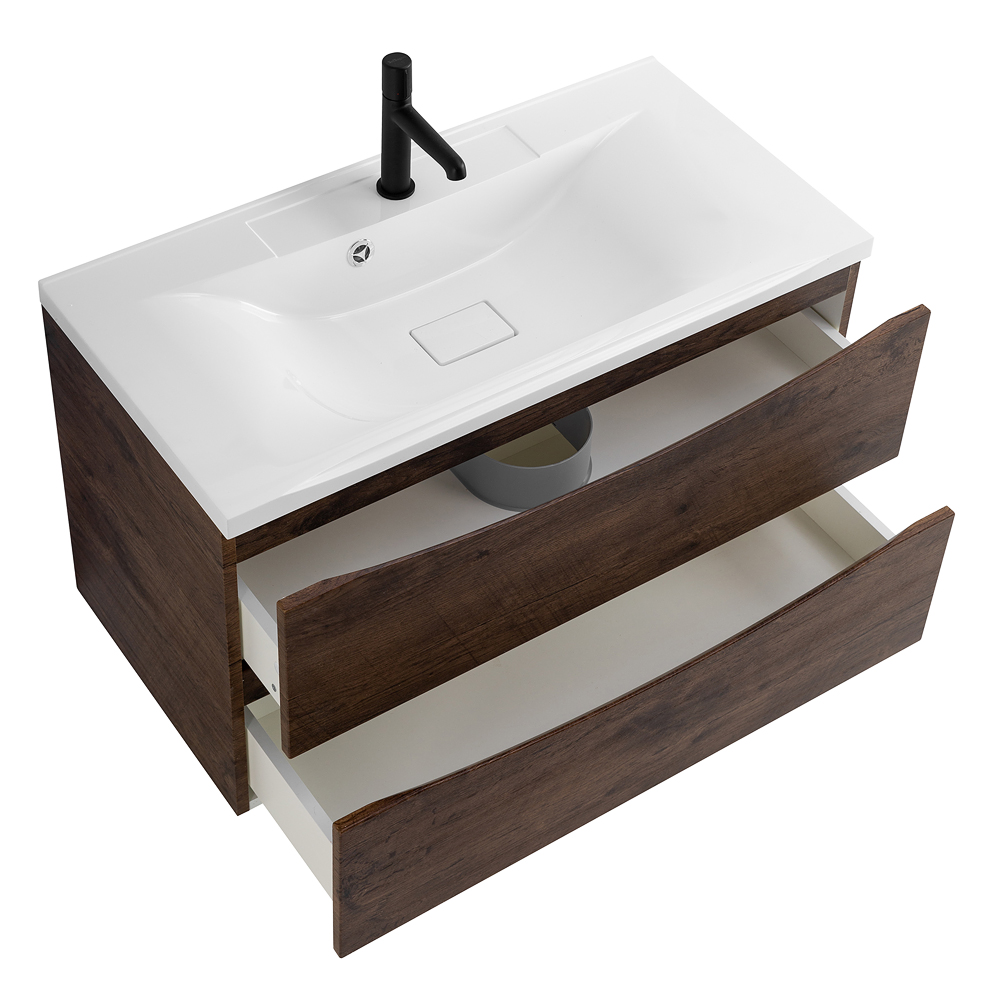 Тумба подвесная с раковиной BelBagno MARINO-1000-2C-SO-RW-P