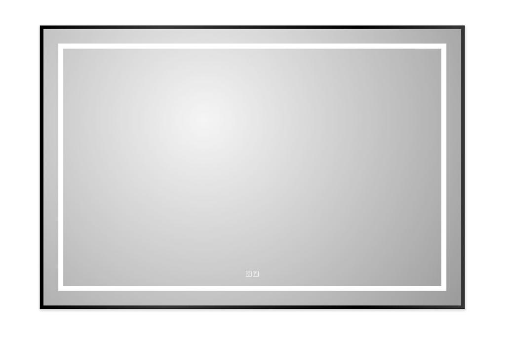купить Зеркало BelBagno SPC-KRAFT-1200-800-LED-TCH-WARM-NERO 