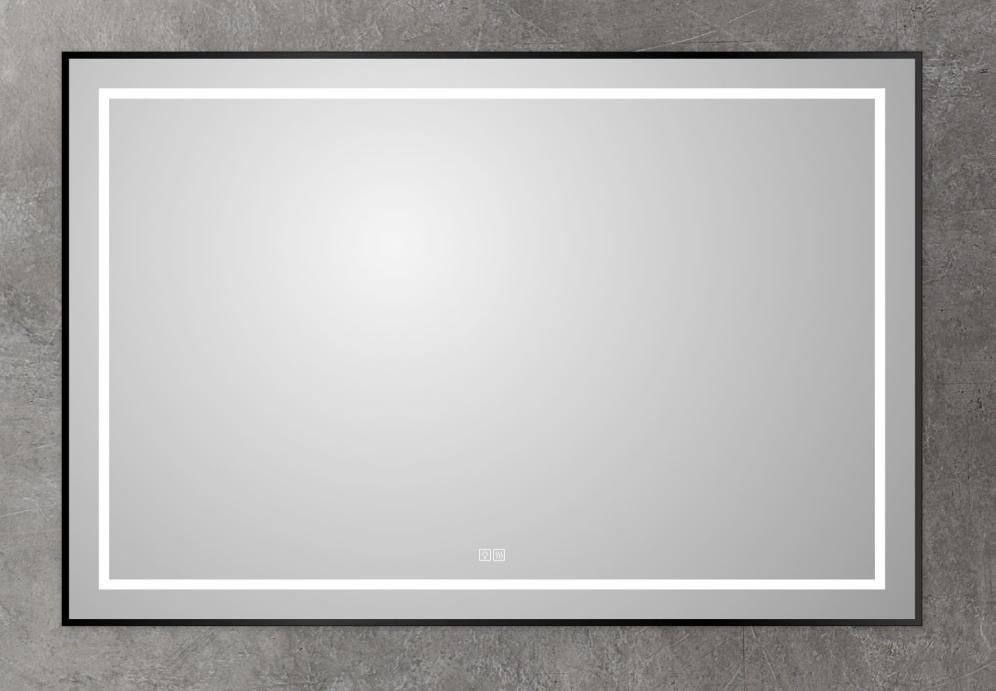 Зеркало BelBagno SPC-KRAFT-1200-800-LED-TCH-WARM-NERO