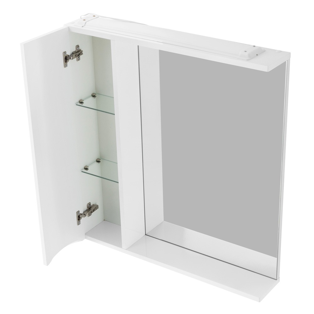 Зеркальный шкаф левосторонний BelBagno MARINO-SPC-800/750-1A-BL-P-L