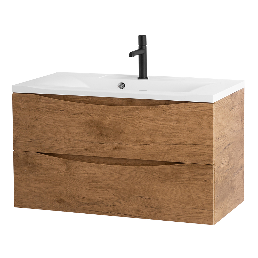 Тумба подвесная с раковиной BelBagno MARINO-1000-2C-SO-RN-P