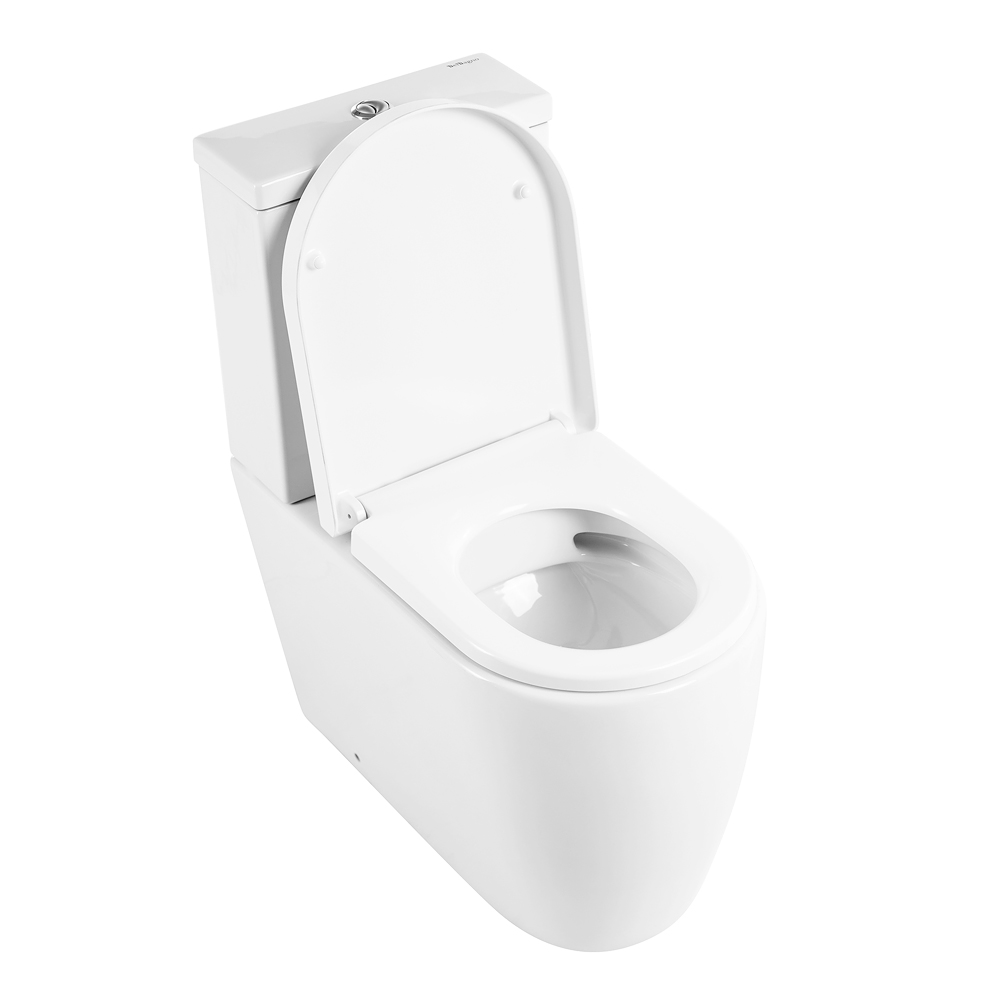 Унитаз-компакт безободковый BelBagno MARINO BB105CPR + BB105T