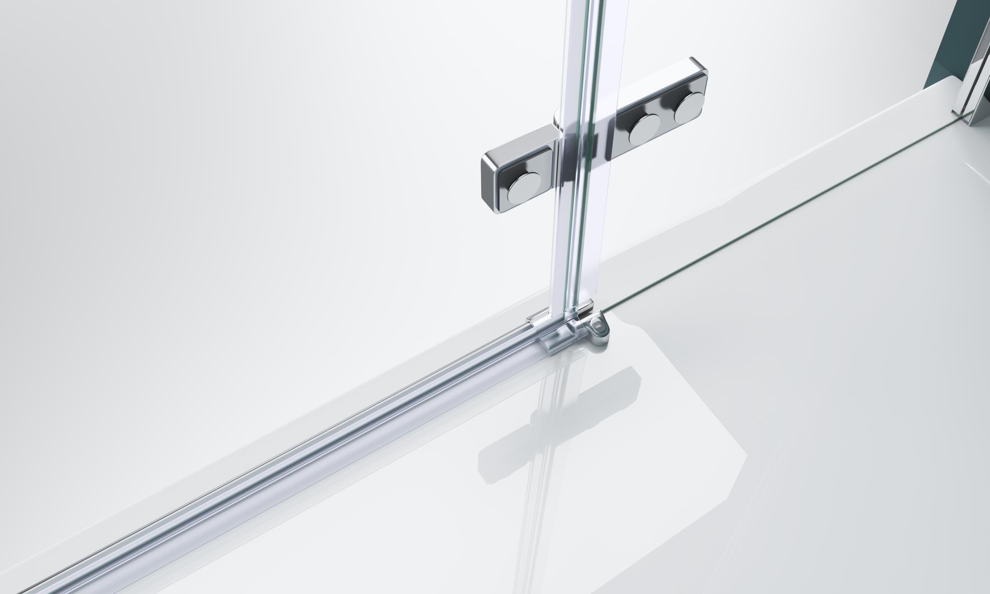 Душевая дверь BelBagno KRAFT-B-12-60/20-C-Cr-R