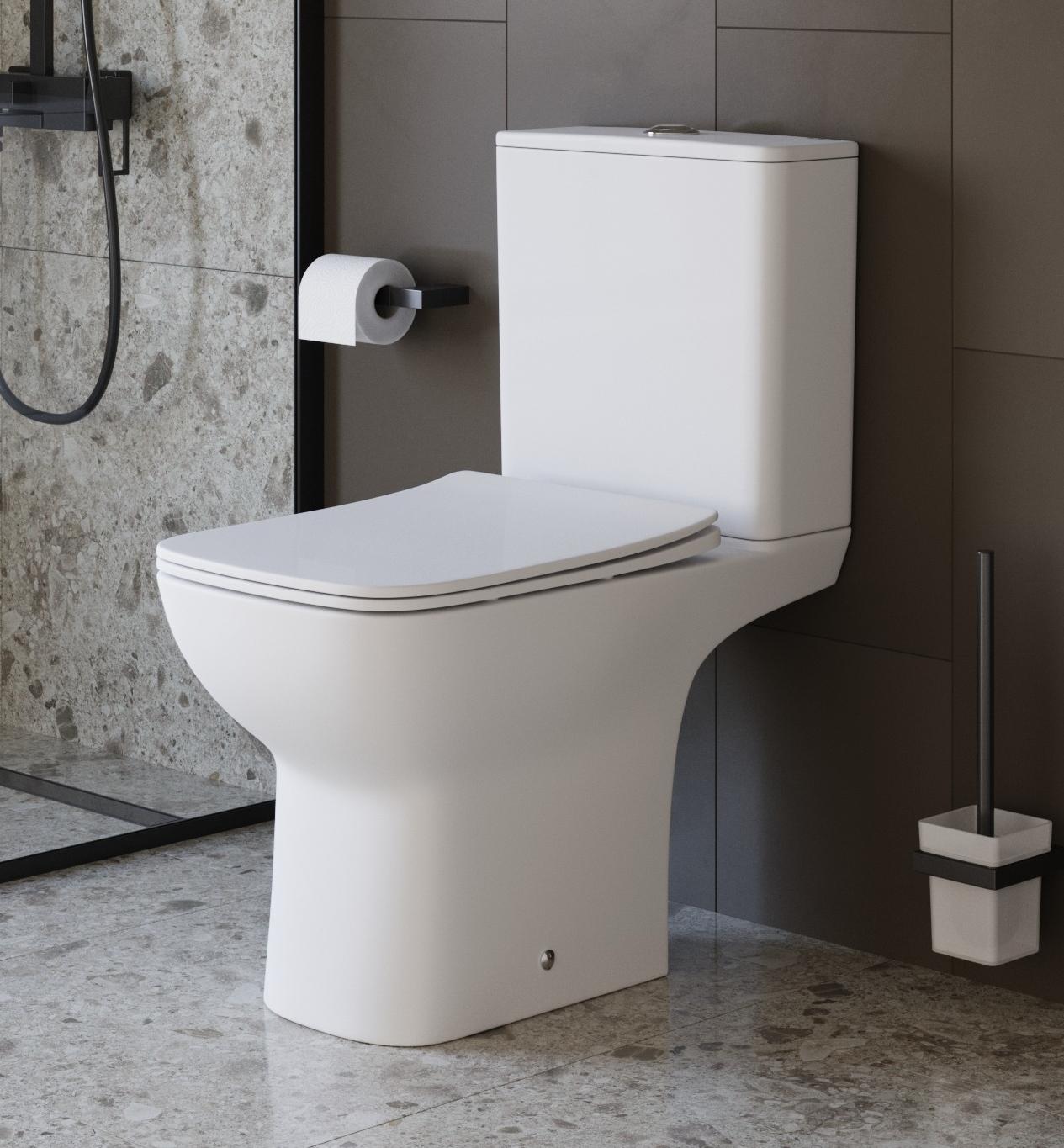 купить Унитаз-компакт BelBagno ROMANO -TOR BB2803CP/T-TOR/SC с сиденьем и смывом TORNADO 