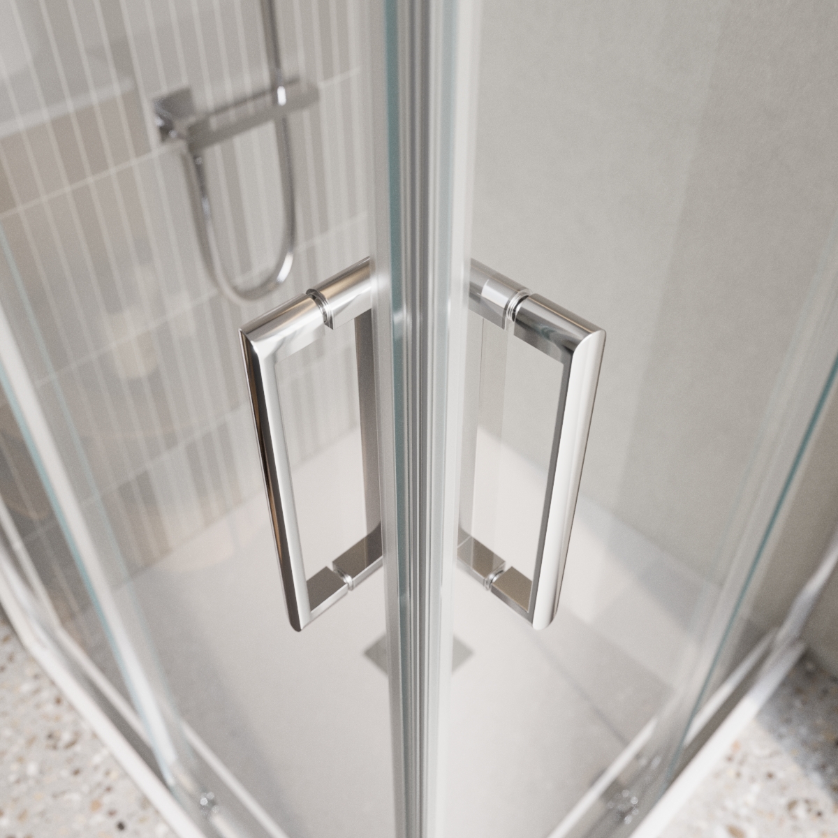 Душевой уголок BelBagno LUCE-AH-2-120/90-C-Cr