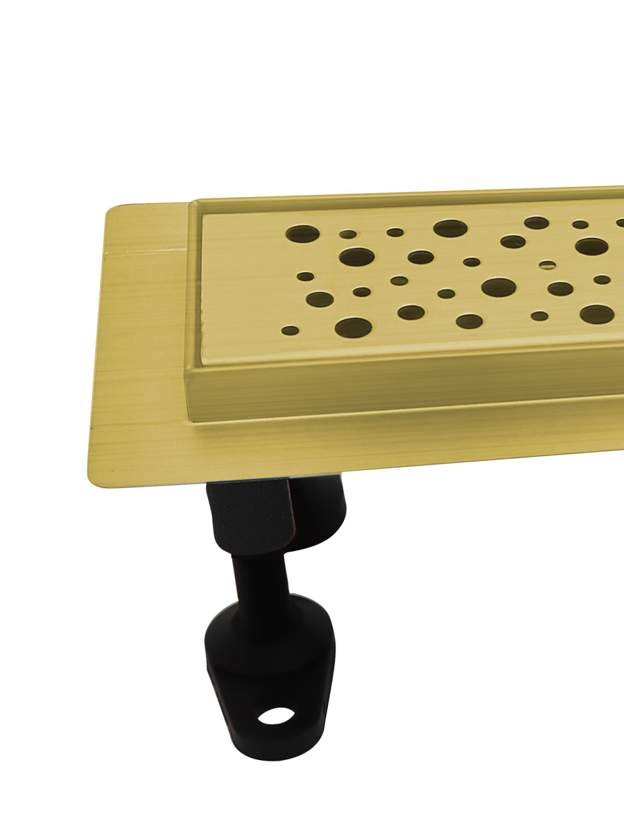 Душевой лоток CEZARES RELAX-LD-70-BORO брашированное золото