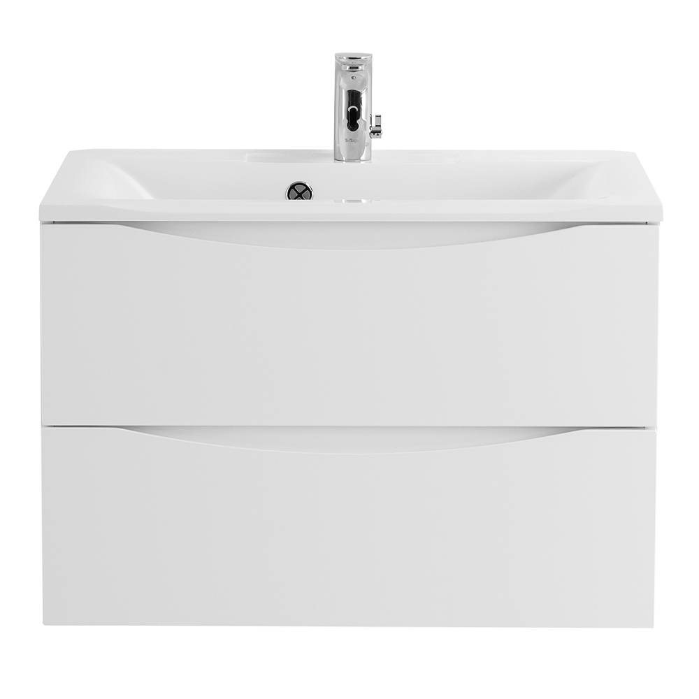 Тумба подвесная с раковиной BelBagno MARINO-750-2C-SO-BL-P