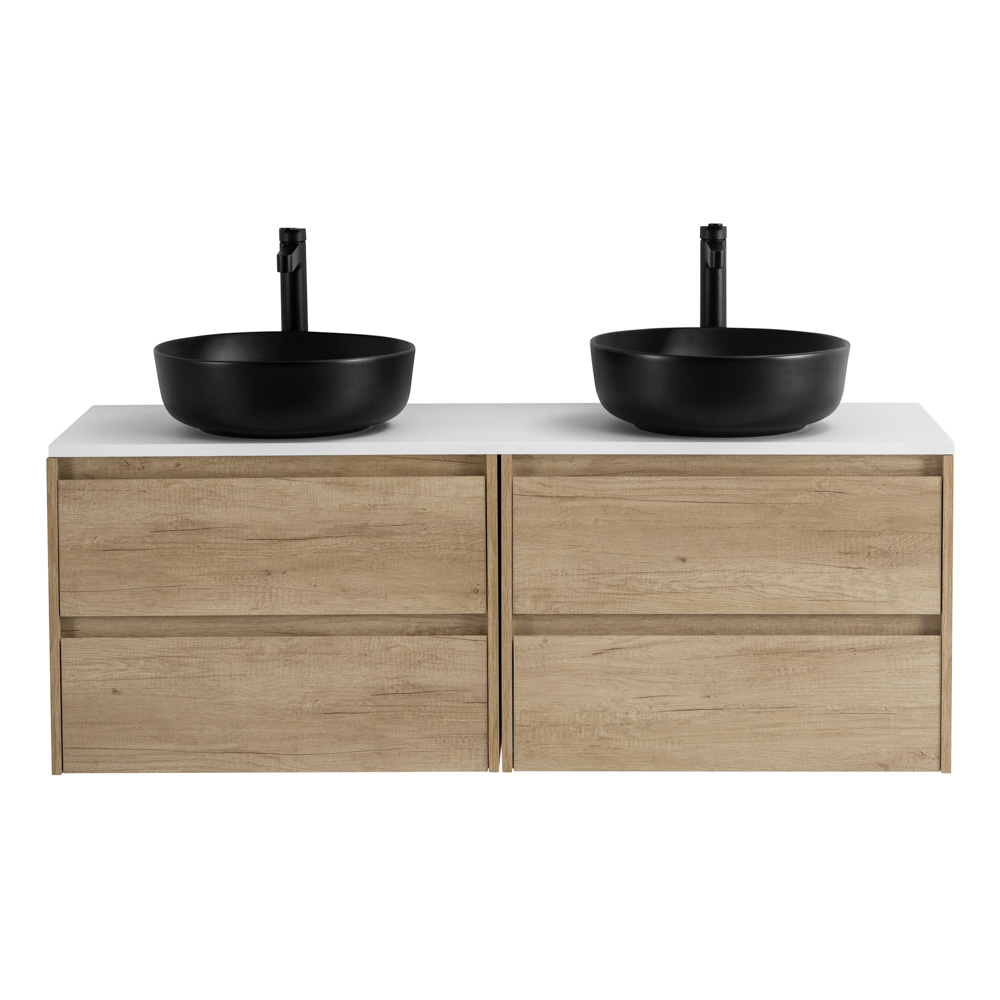 Мебель для ванной комнаты со столешницей BelBagno KRAFT-1200 Rovere Nebrasca Nature