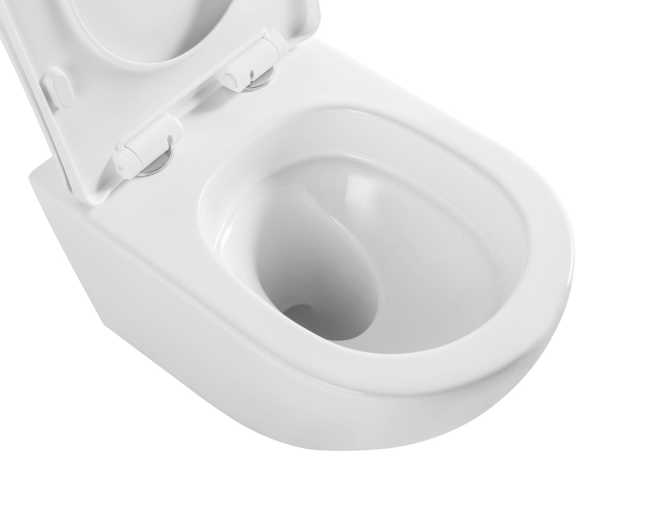 Унитаз подвесной безободковый с сиденьем и смывом TORNADO BelBagno MARINO-TOR BB7026CH-TOR/SC