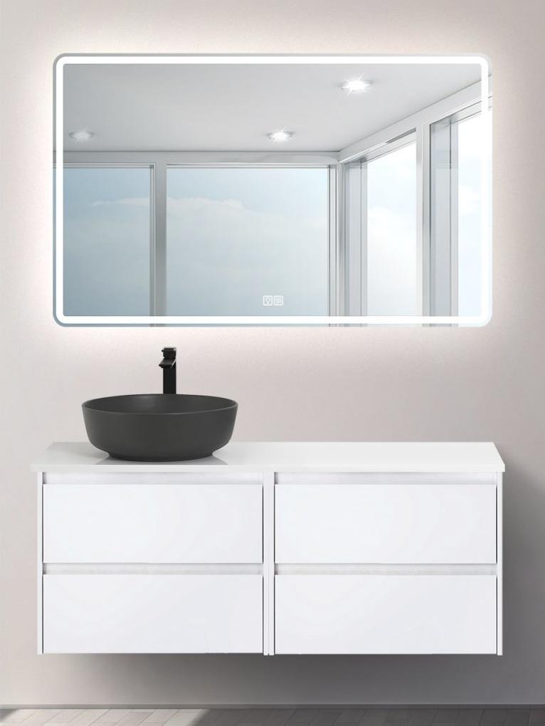 Мебель для ванной комнаты со столешницей BelBagno KRAFT-1200 Bianco Opaco