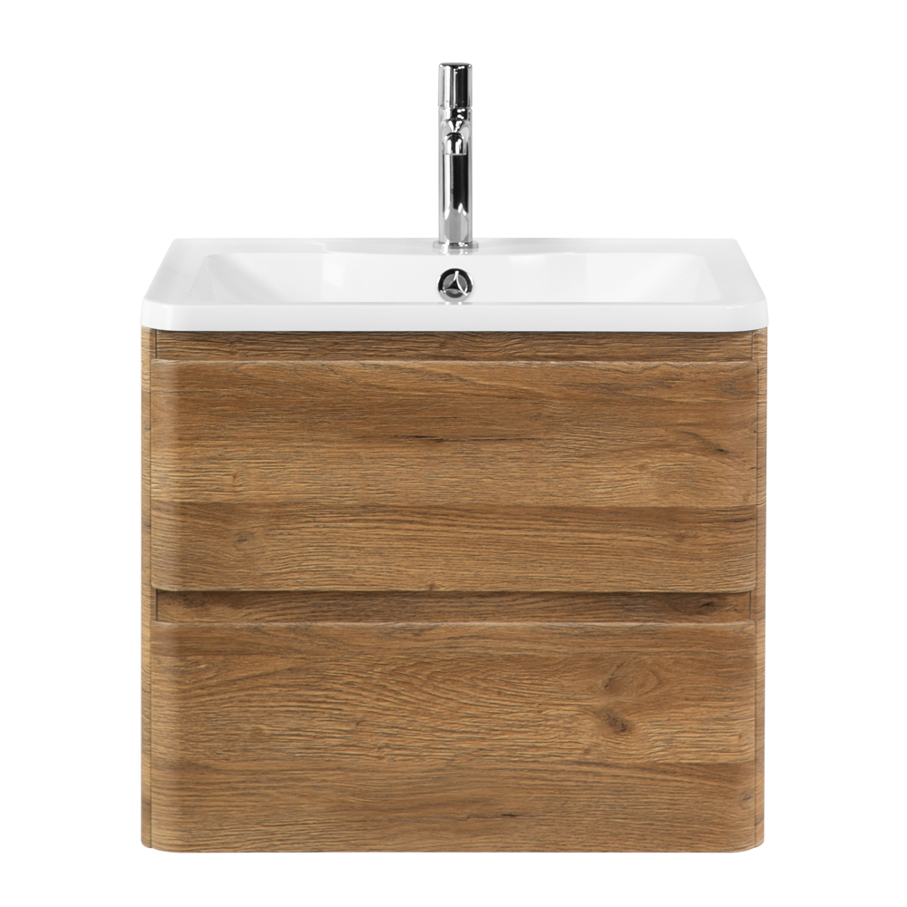Тумба подвесная с раковиной BelBagno ALBANO-600-2C-SO-RR
