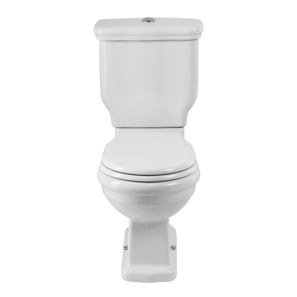 Унитаз компакт безободковый с сиденьем P-trap BelBagno BOHEME BB115CPR + BB115T