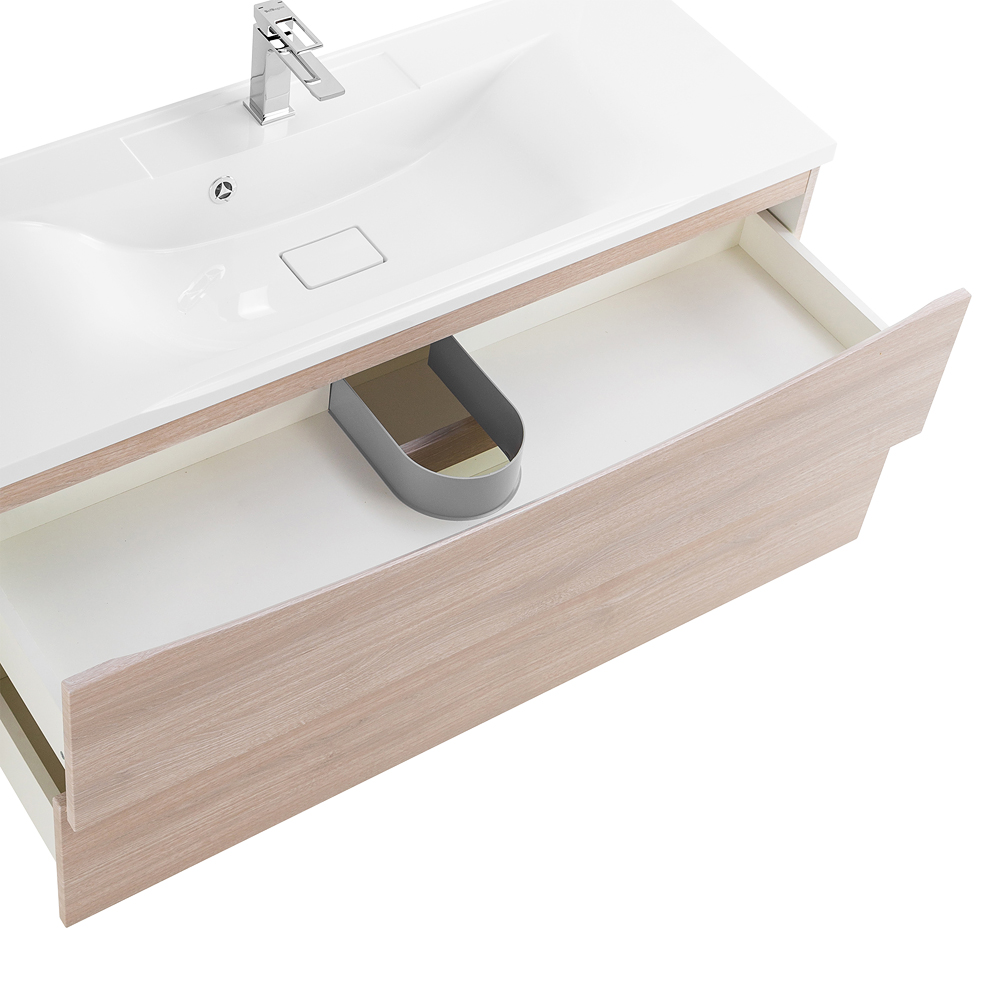 Тумба подвесная с раковиной BelBagno MARINO-1100-2C-SO-RG-P