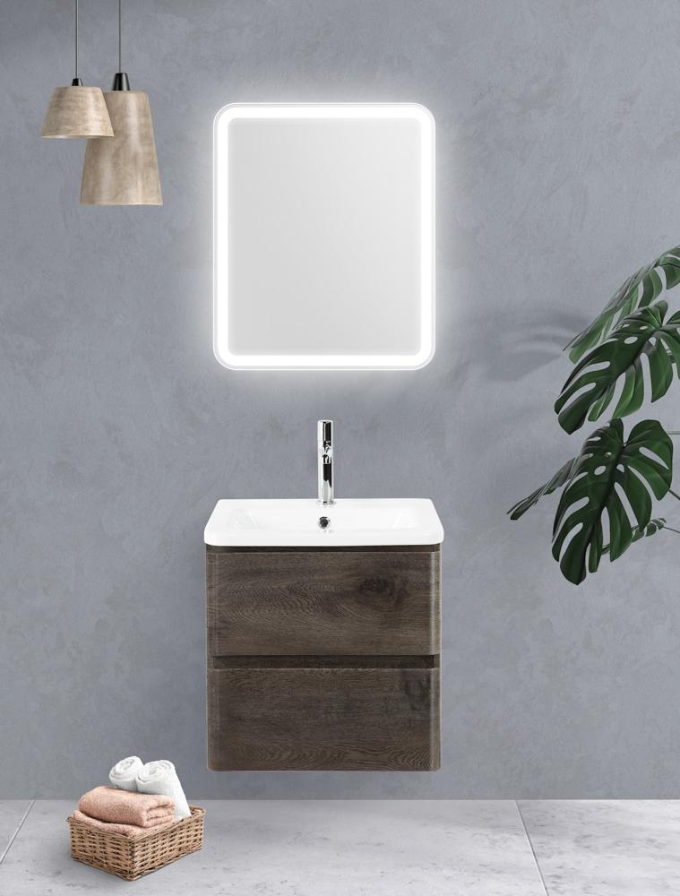 купить Тумба подвесная с керамической раковиной BelBagno ALBANO-CER-500-2C-SO-RNG 