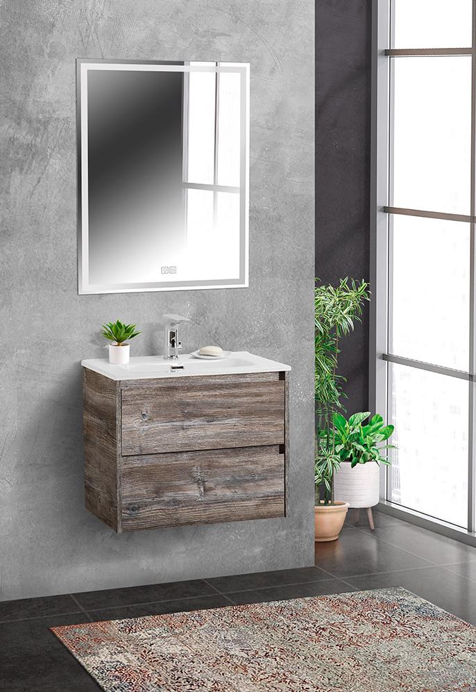 купить Тумба подвесная с раковиной BelBagno KRAFT 39-600/390-2C-SO-PP 