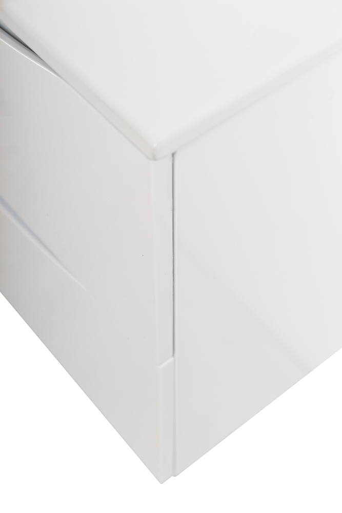 Тумба с раковиной подвесная BelBagno MARINO-CER-MINI-600-2C-SO-BO-P Bianco Opaco, раковина белая BB-8099-3-60