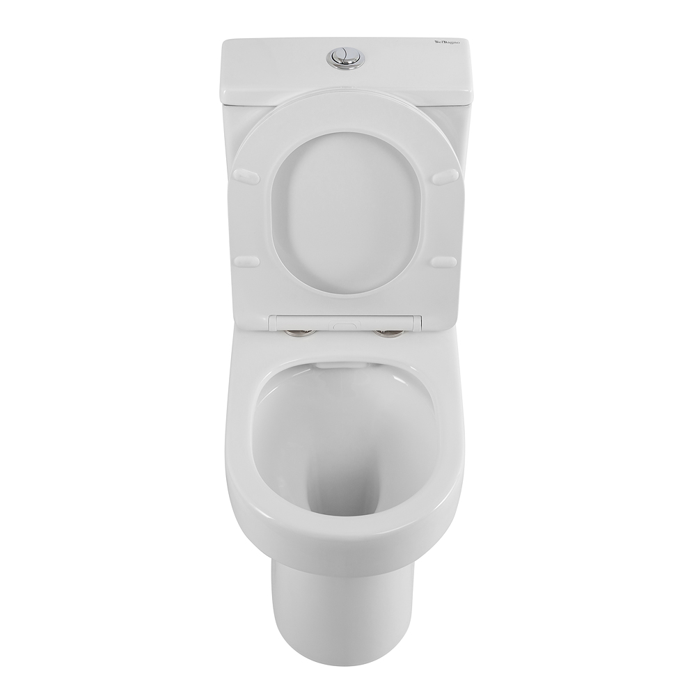 Унитаз-компакт BelBagno NORMA BB339CPR/BB339T/BB089SC безободковый с сидением