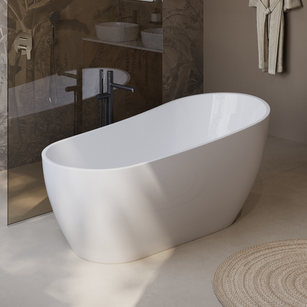 купить Ванна отдельностоящая BelBagno BB704-1700-800-K 