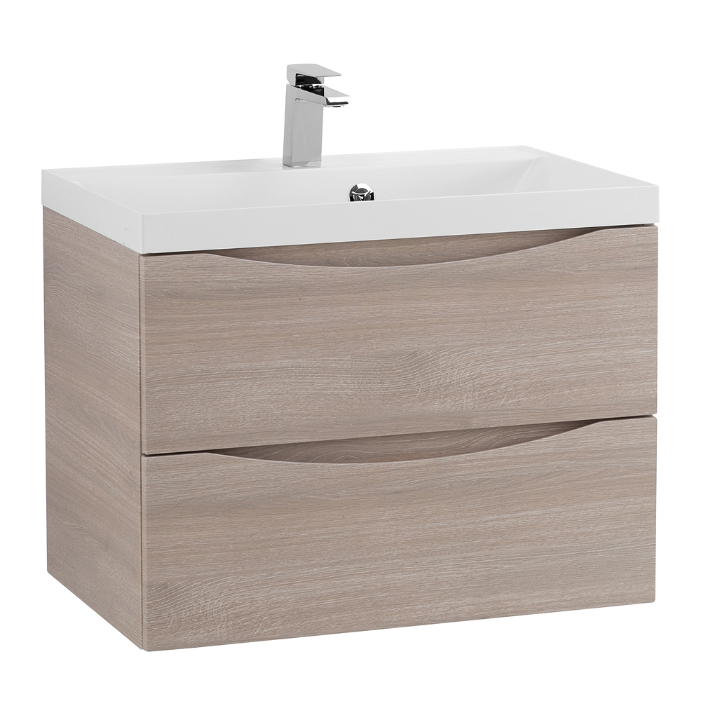 Тумба подвесная с раковиной BelBagno MARINO-700-2C-SO-RG-P