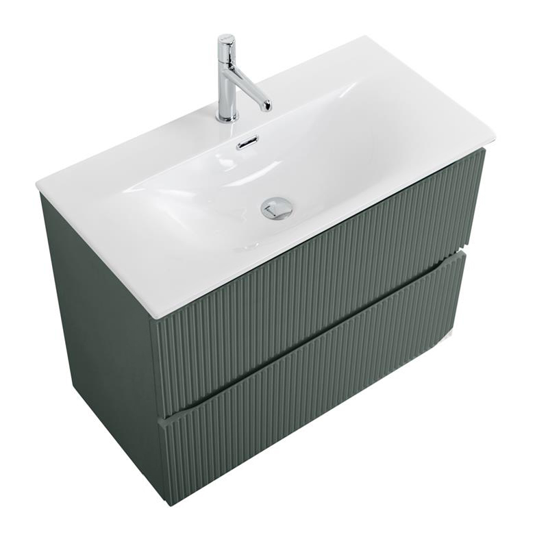 Тумба с раковиной подвесная BelBagno UNO-MINI-700-2C-SO-VO Еловый матовый, раковина белая BB-8099-3-70