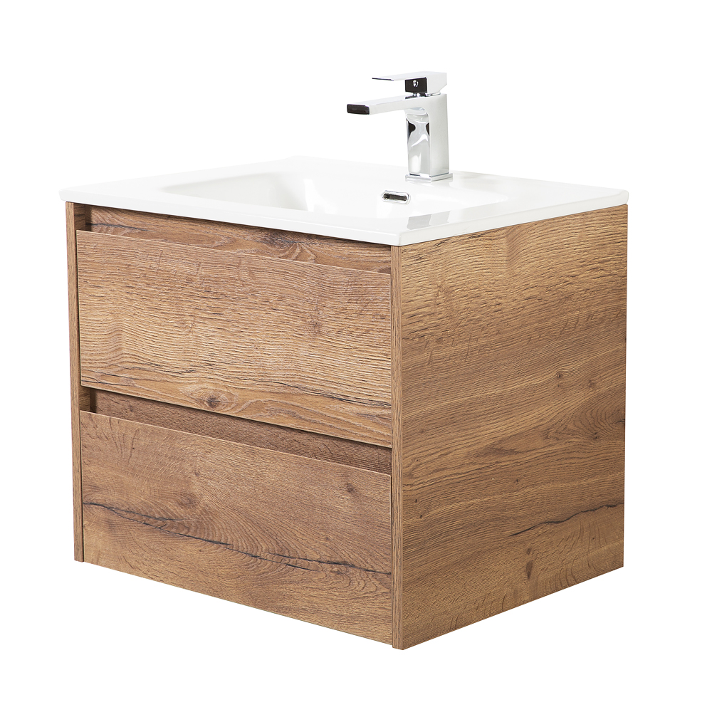 Тумба подвесная с раковиной BelBagno KRAFT-700-2C-SO-RT