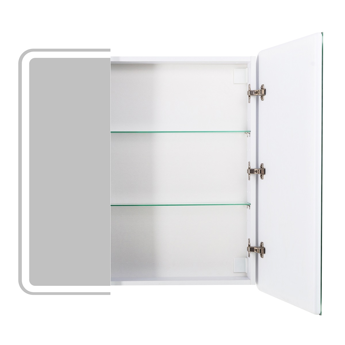 Зеркальный шкаф BelBagno Marino SPC-MAR-800/800-2A-LED-TCH