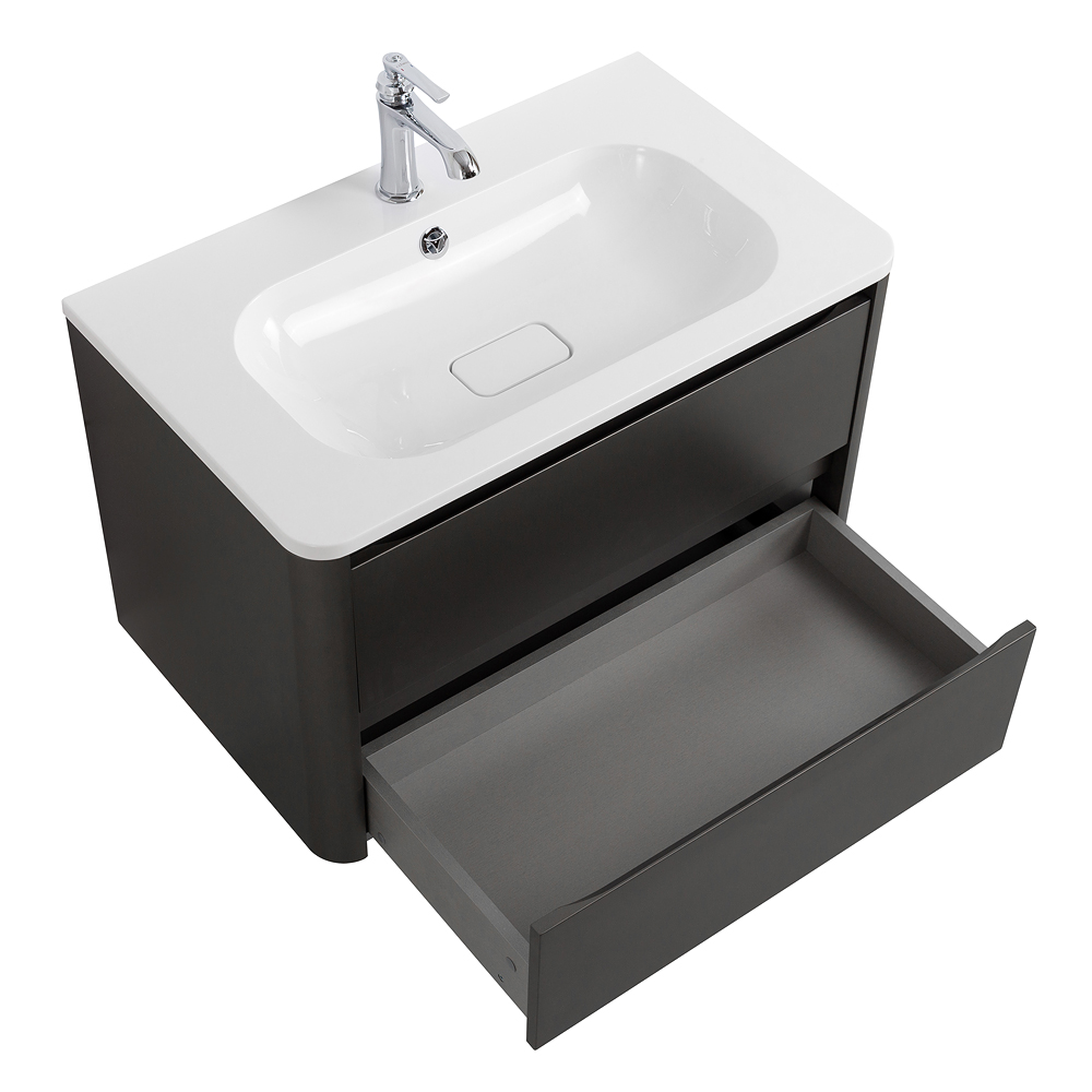 Мебель для ванной Cezares RELAX 80 Оружейная сталь RELAX-800-2C-SO-GM