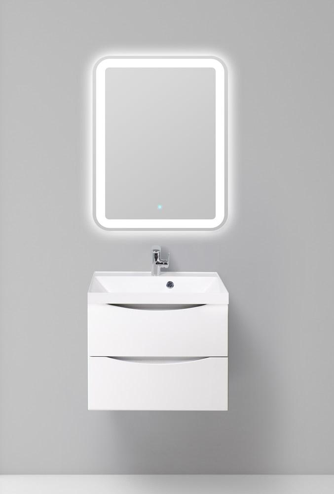 Тумба подвесная с раковиной BelBagno MARINO-700-2C-SO-BL-P