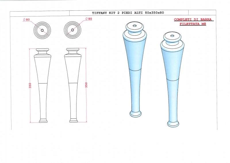 Мебель для ванной Cezares TIFFANY 75 Blu Petrolio