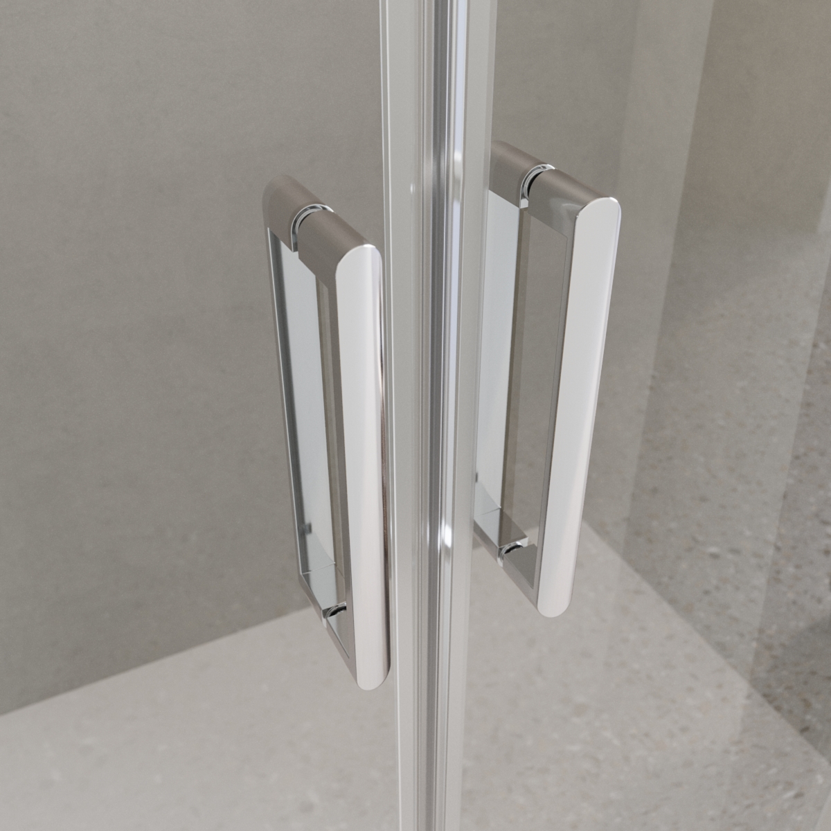 Дверь в проём BelBagno LUCE-BF-2-160-C-Cr