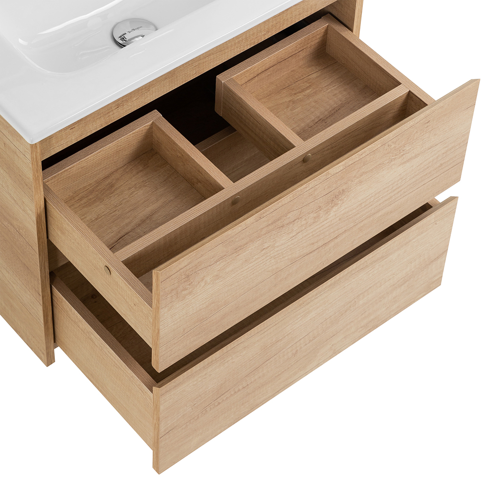 Тумба подвесная с раковиной BelBagno KRAFT 39-600/390-2C-SO-RNN