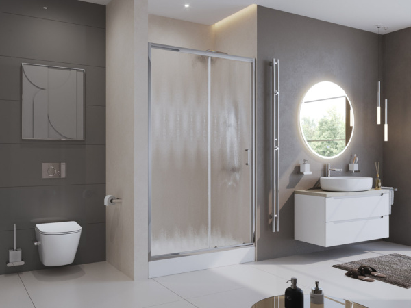 Дверь в проём BelBagno UNO-195-BF-1-140-CH-CR