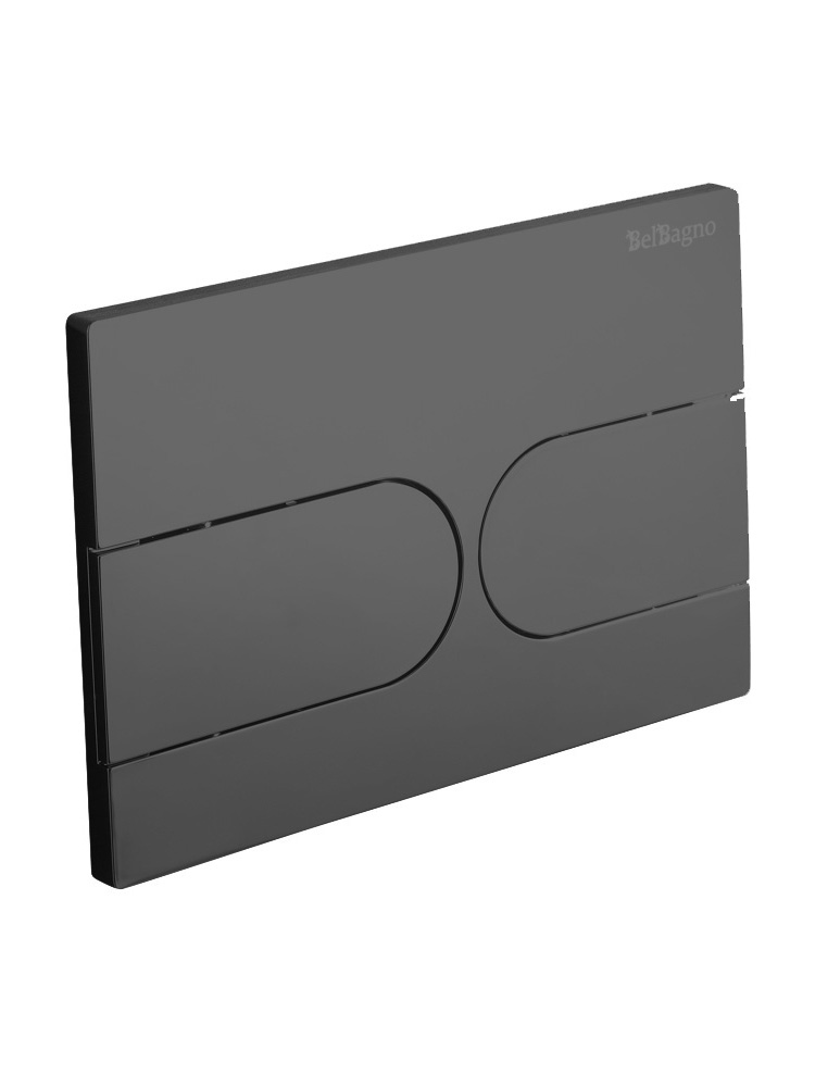 Кнопка смыва BelBagno BB-11-NERO.M цвет чёрный матовый
