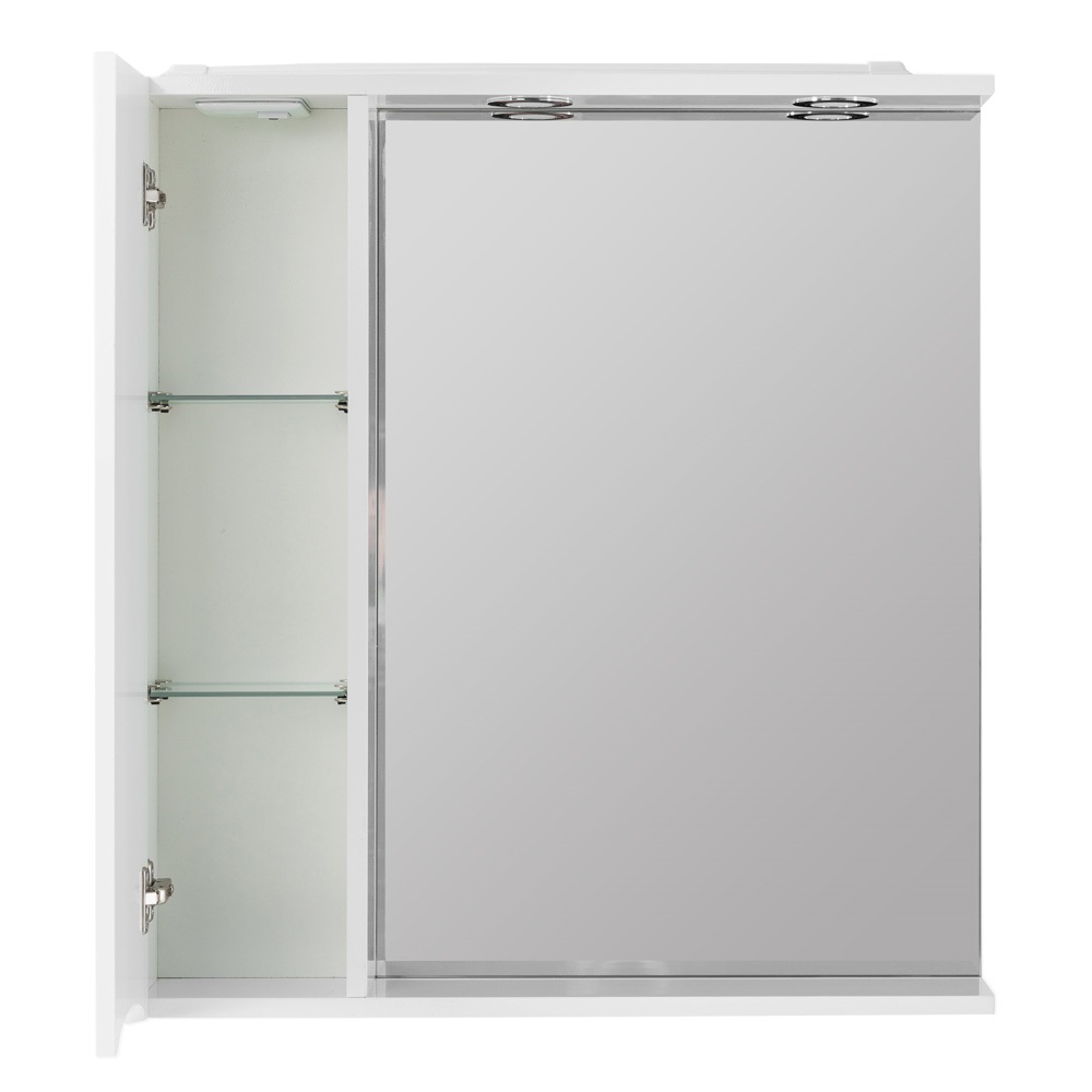 Зеркальный шкаф левосторонний BelBagno MARINO-SPC-600/750-1A-BL-P-L